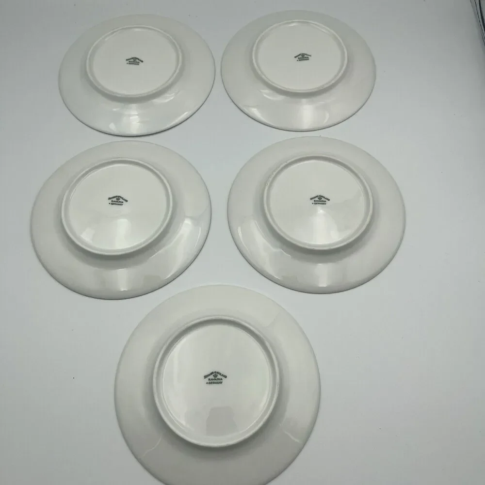 J. Haviland FOREVER SPRING Bavarian 6” Bread Appetizer Dessert Plates (Lot Of 5)